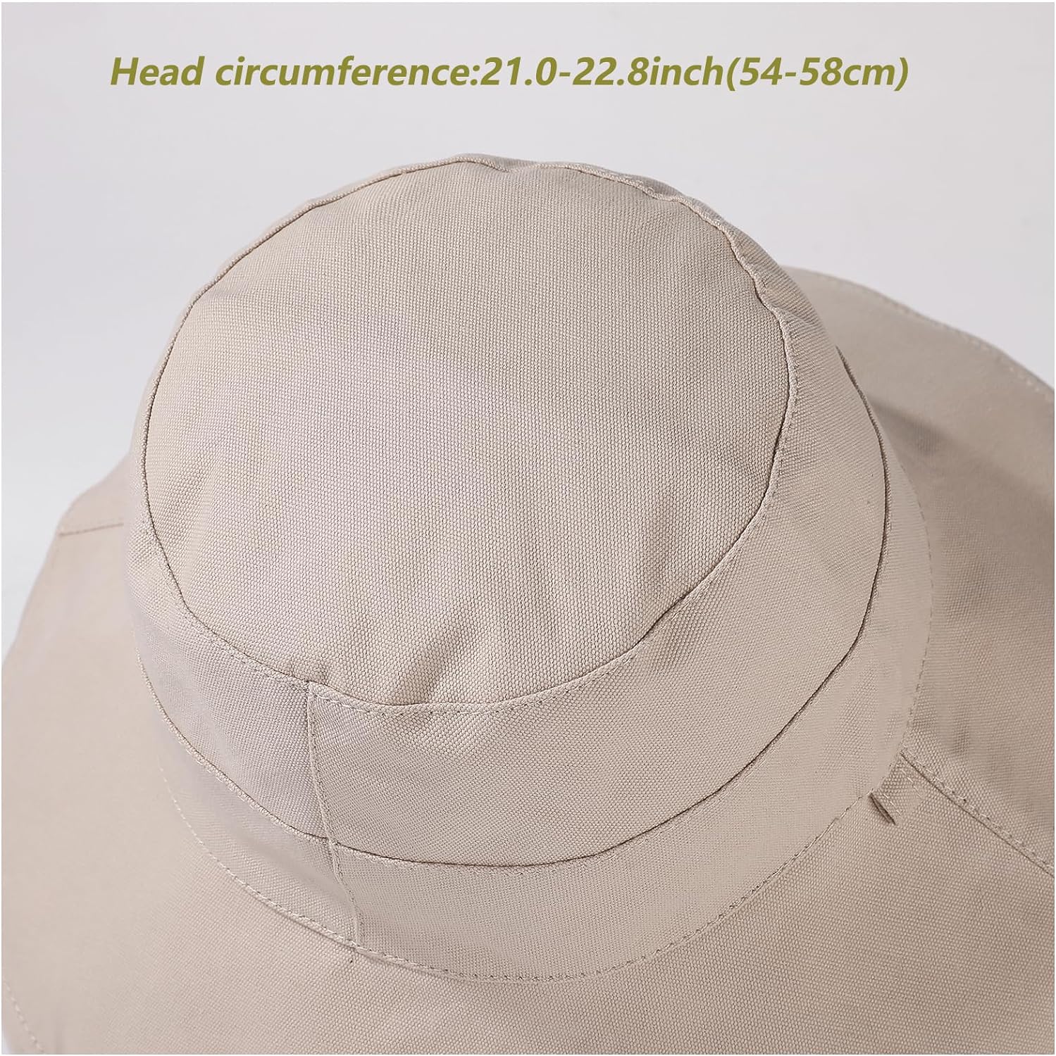 Womens Sun Hats Wide Brim Reversible Bucket Cotton Hat Packable Summer Travel Cap with Hat Clip,UV Protection