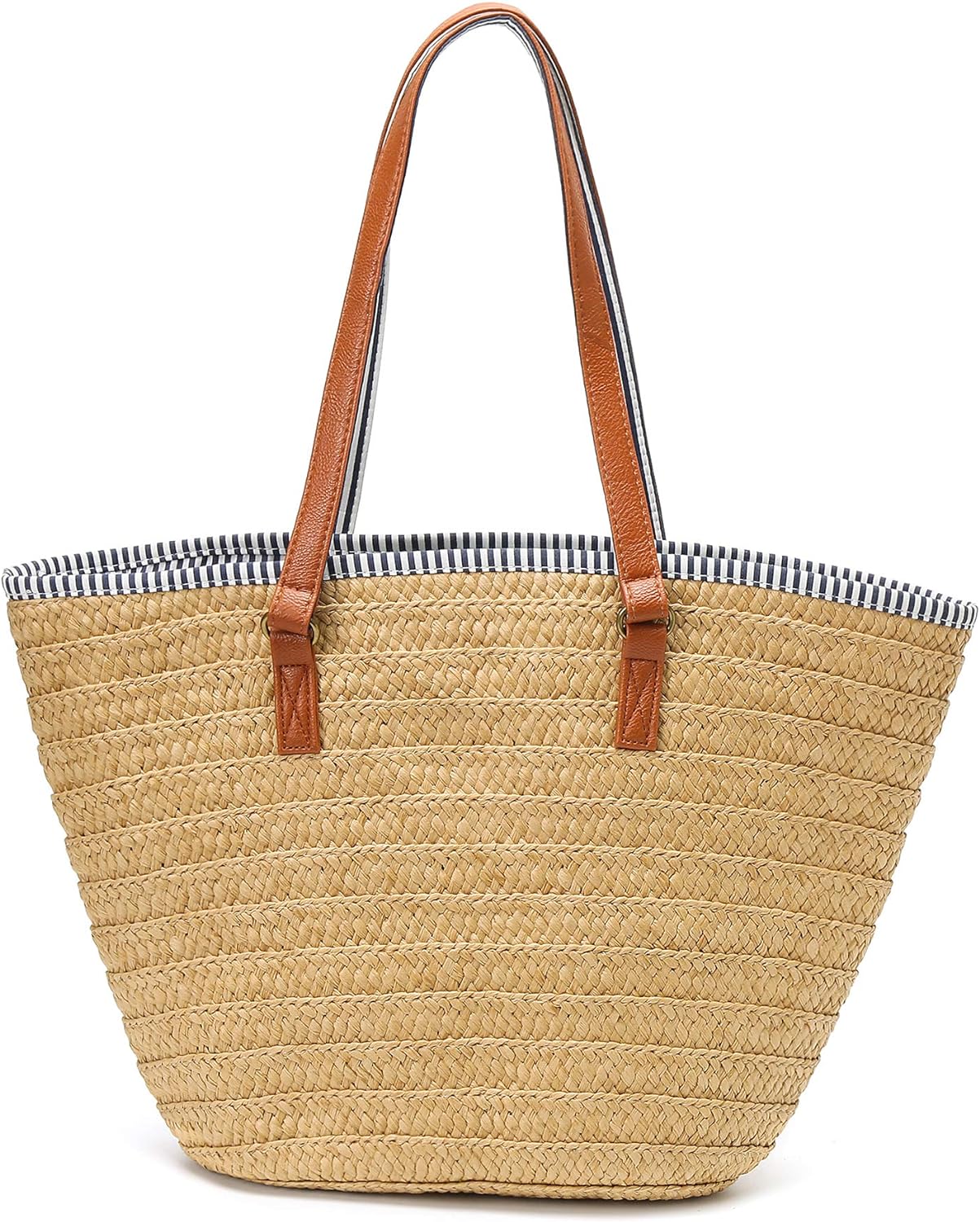 Epsion Straw Beach Bags Tote Tassels Bag Hobo Summer Handwoven Shoulder Bags Purse With Pom Poms