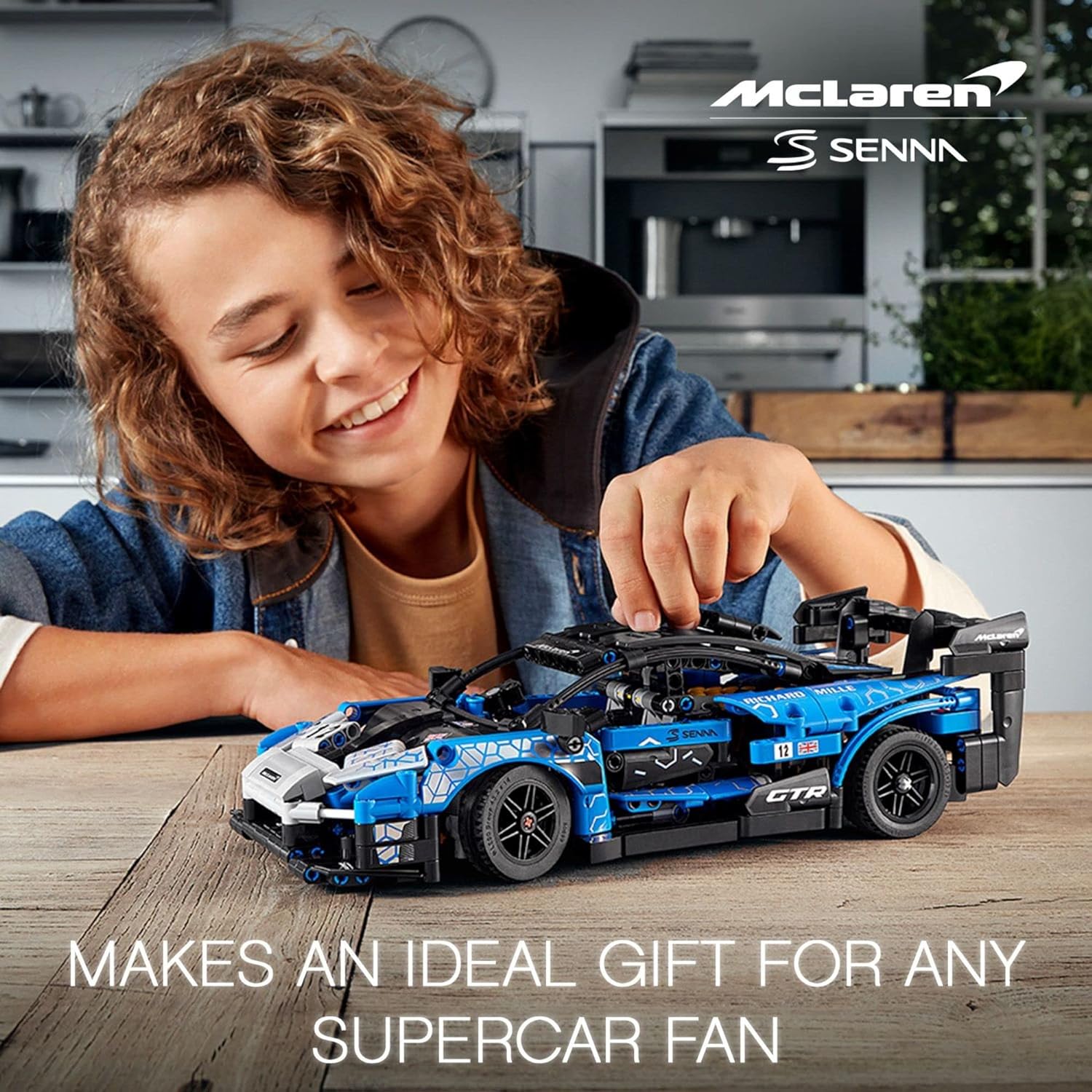 LEGO Technic McLaren Senna GTR 42123 Racing Sports Collectable Model Car Building Kit, Car Construction Toy, Gift Idea for Kids, Boys and Girls