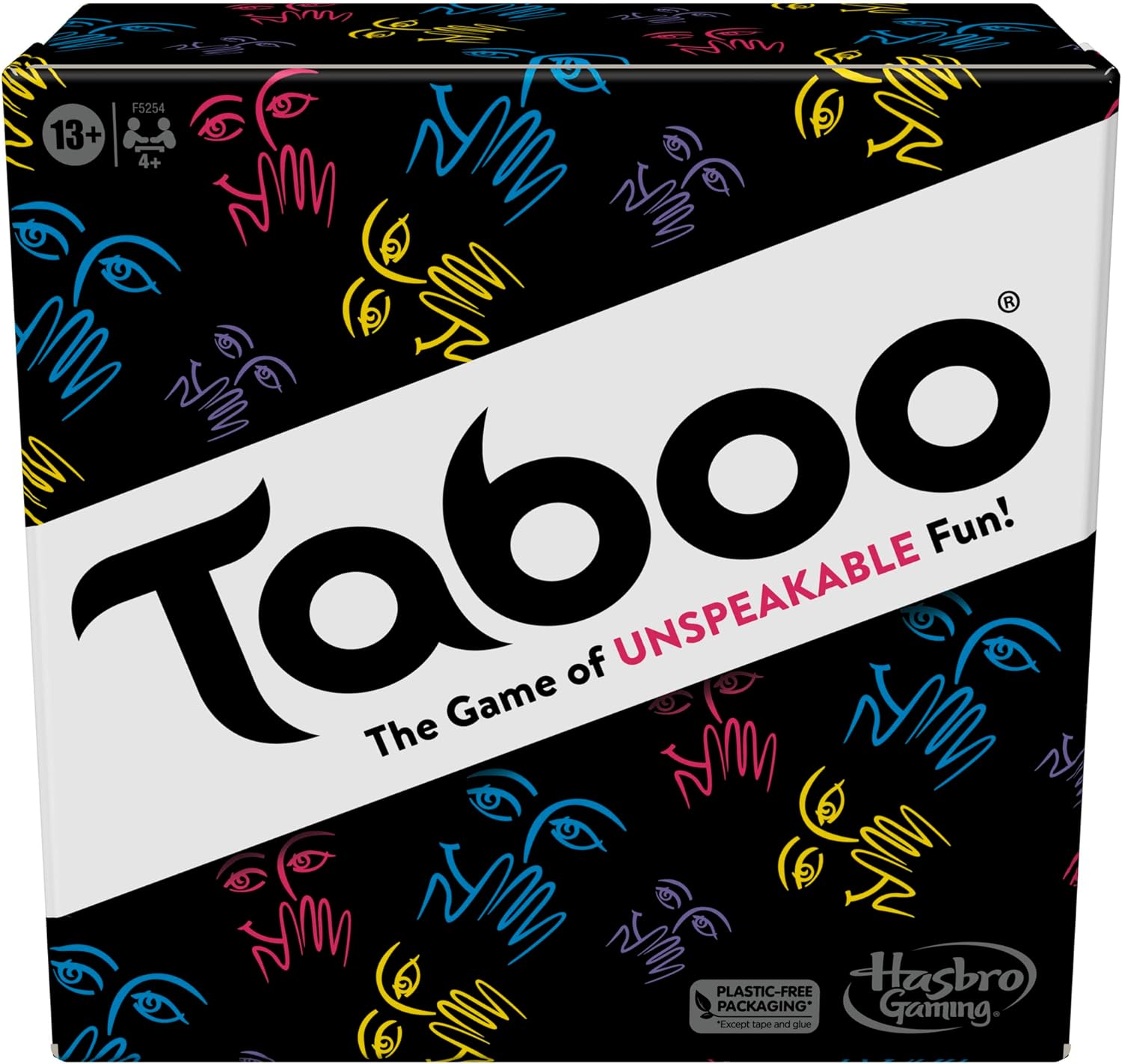 Hasbro Gaming Taboo Classic Game, Party Word Guessing Game for Adults and Teens, Board Game for 4+ Players Ages 13 and Up