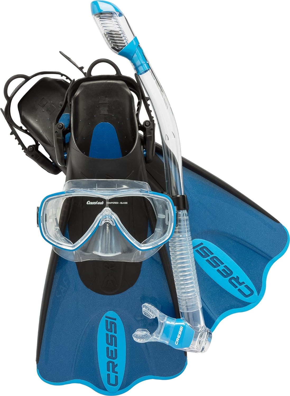 Cressi Palau SAF Set (Blue)