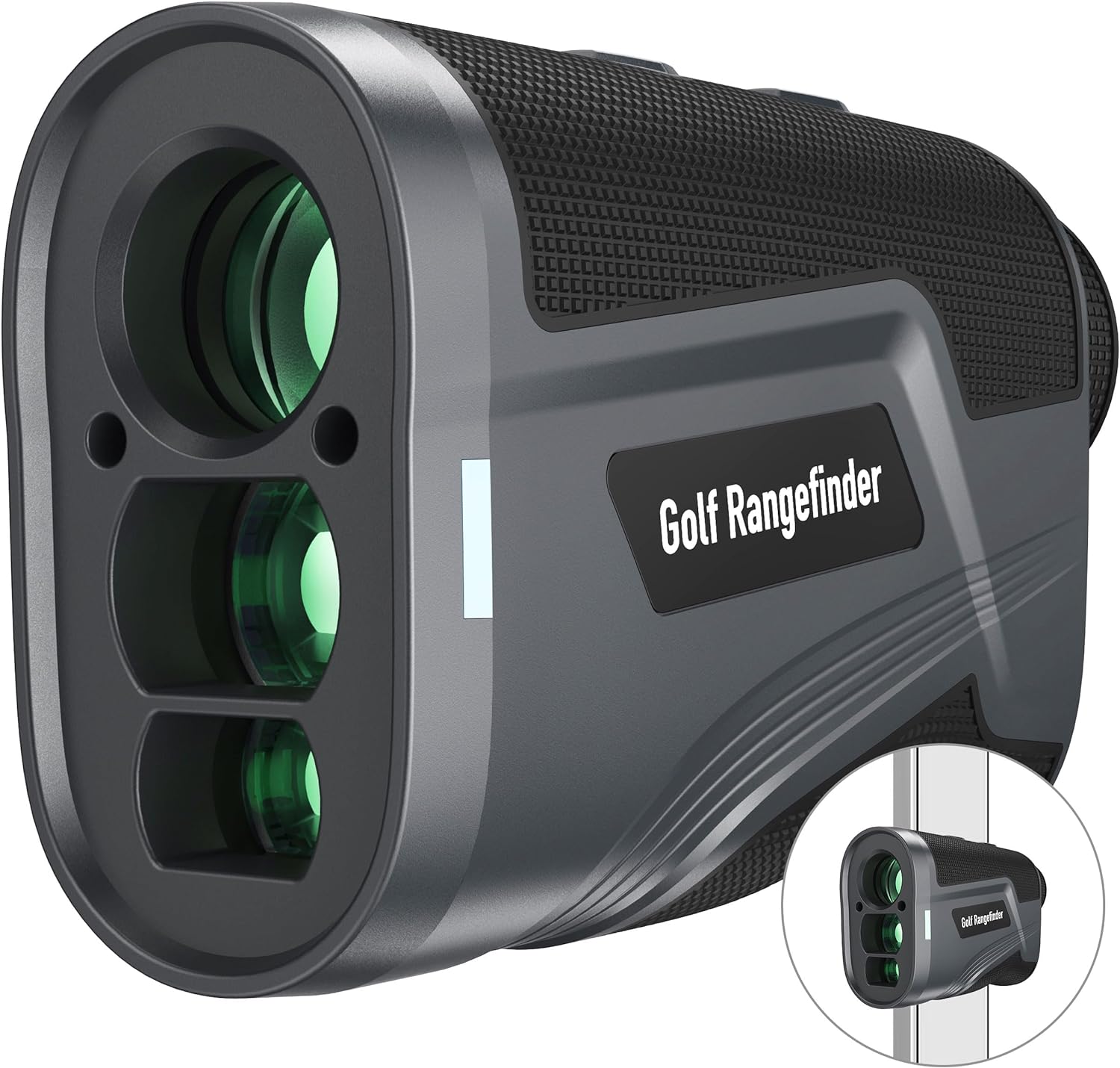 Golf & Hunting Rangefinder with Slope: 1100Yards Laser Range Finder, 6X Magnification, Rechargeable, Flagpole Lock Vibration, Magnetic Strip, Golf Accessories & Men's Golf Gift, Tournament Legal