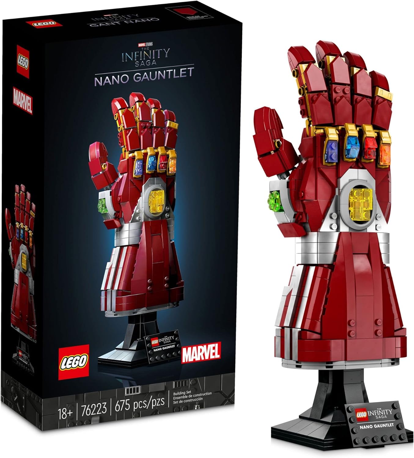 Gift idea LEGO Marvel Nano Gauntlet Iron Man Model 76223