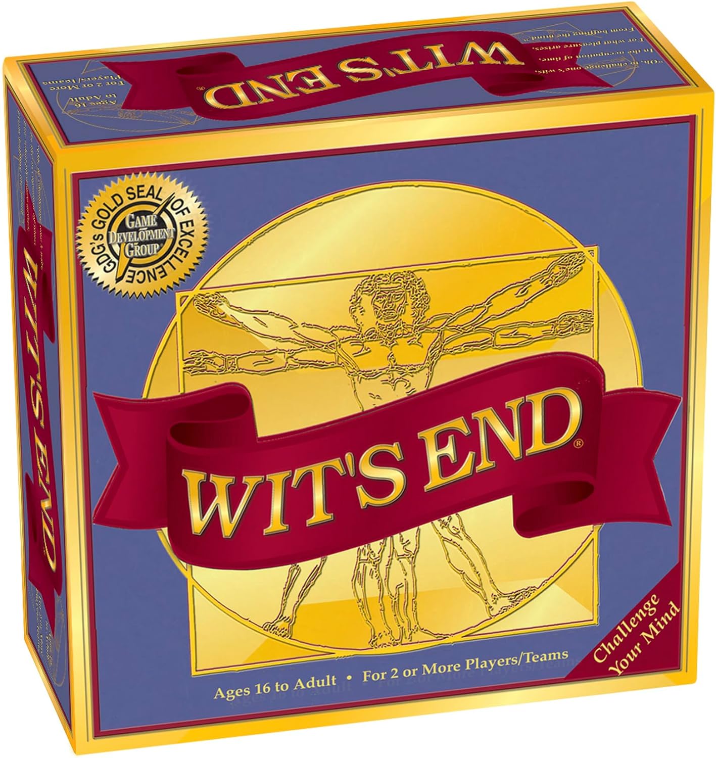 Wit's End - A Mind Challenging Trivia and Brain-Teasing Game That Will Test Players' Wits & Knowledge - for Adults & Family