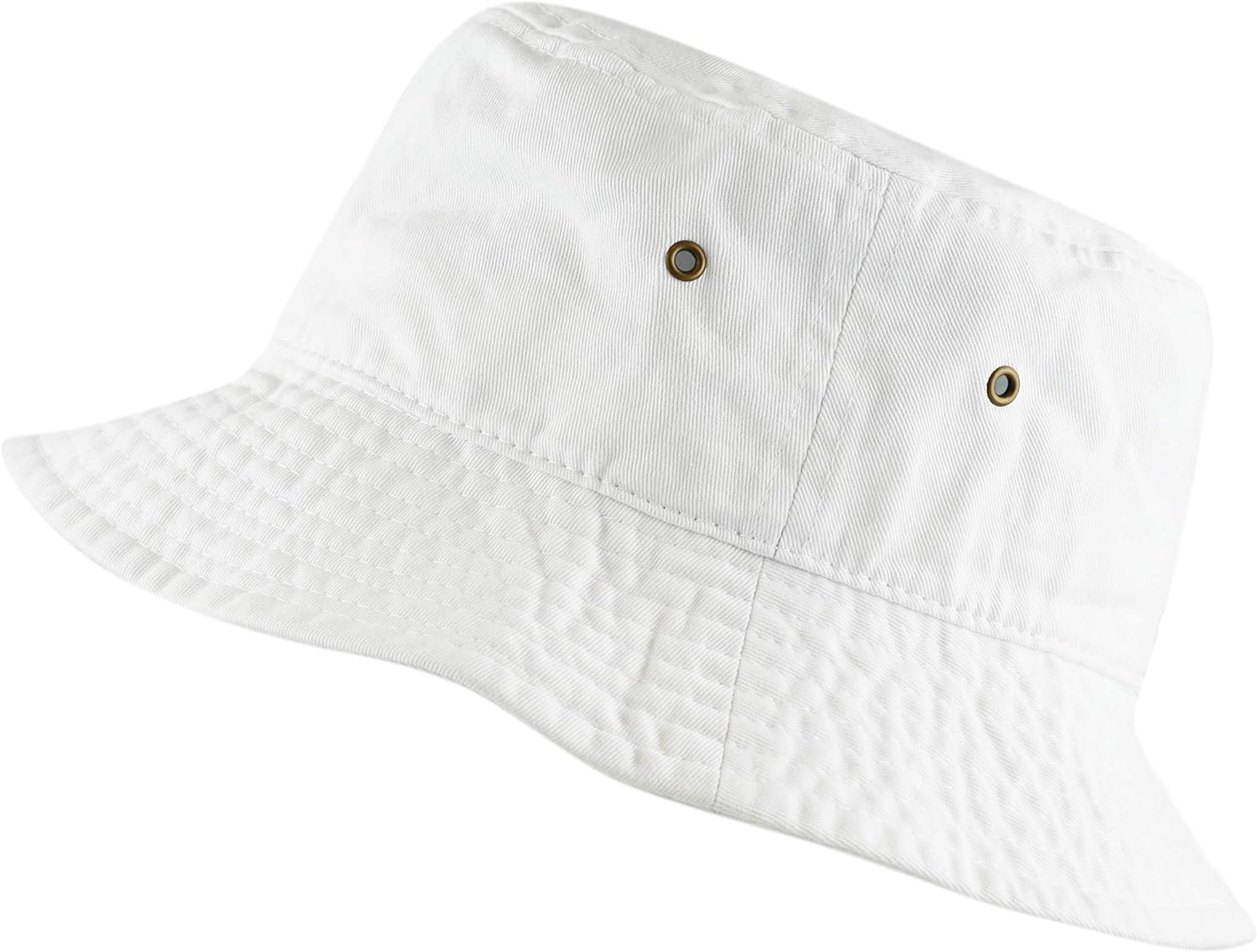 Bucket Hat - Unisex 100% Cotton & Denim UPF 50 Packable Summer Travel Beach Sun Hat