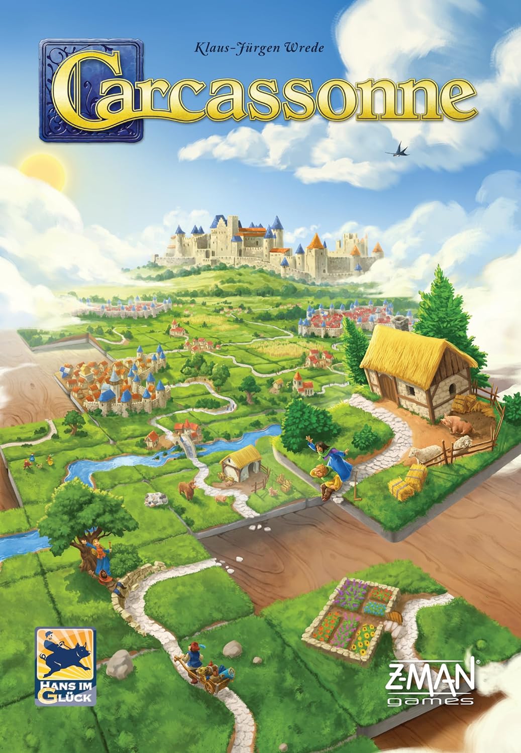 Carcassonne Board Game (BASE GAME) | Board Game for Adults and Family | Strategy Board Game | Medieval Adventure Board Game | Ages 7 and up | 2-5 Players | Made by Z-Man Games