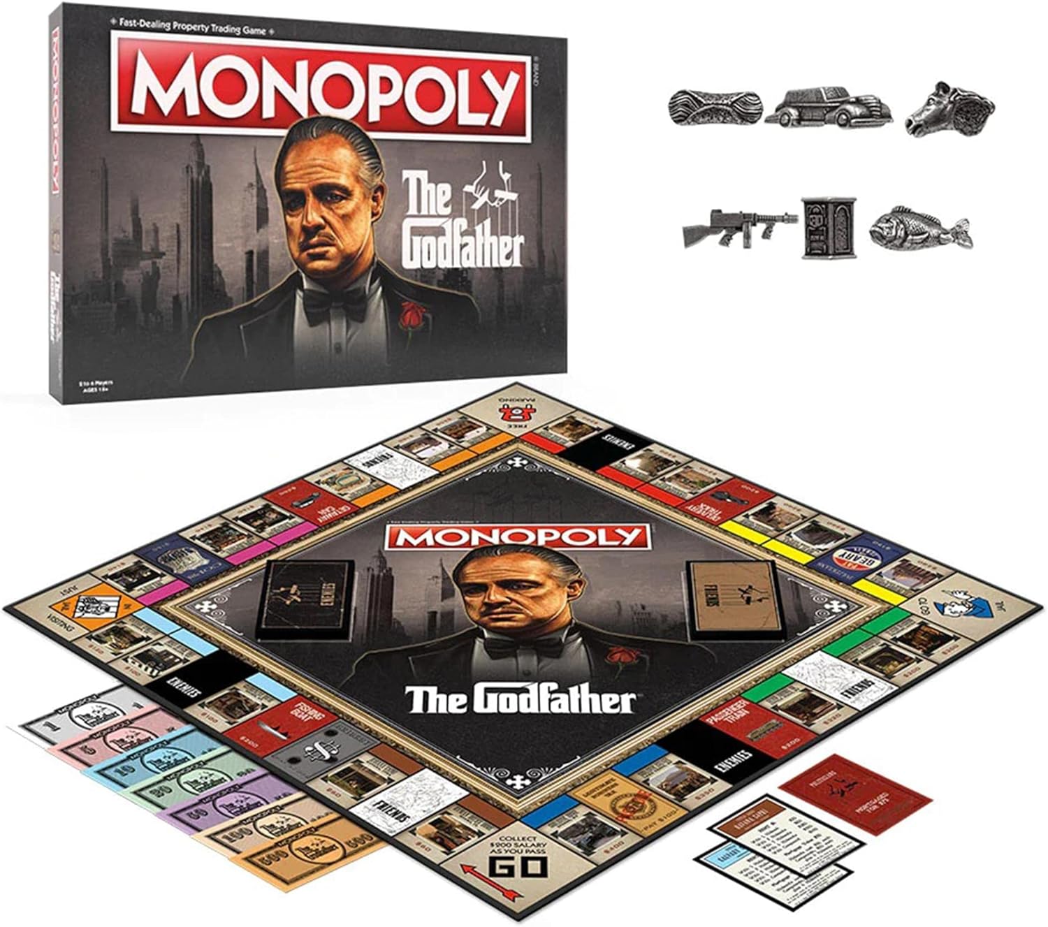 Monopoly: The Godfather 50th Anniversary Board Game