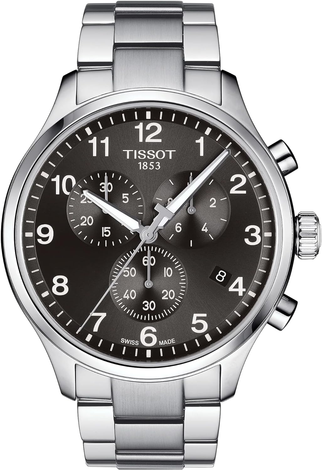 Tissot Mens Chrono XL Stainless Steel Casual Watch