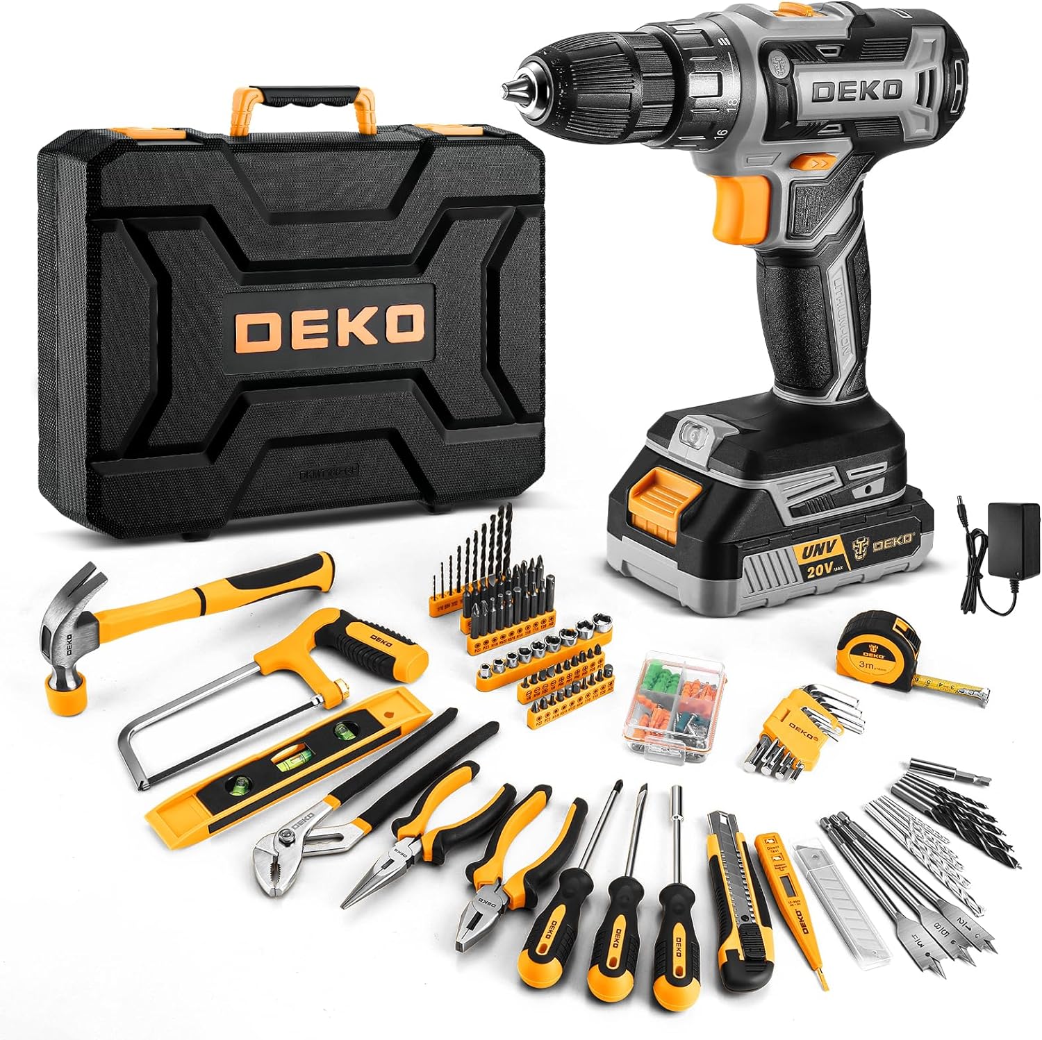 Gift idea Cordless Drill Tool Kit Set for Home Repairs