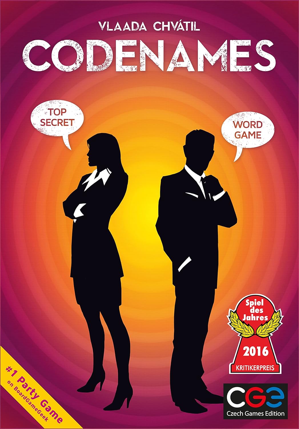 CGE Czech Games Edition Codenames Boardgame