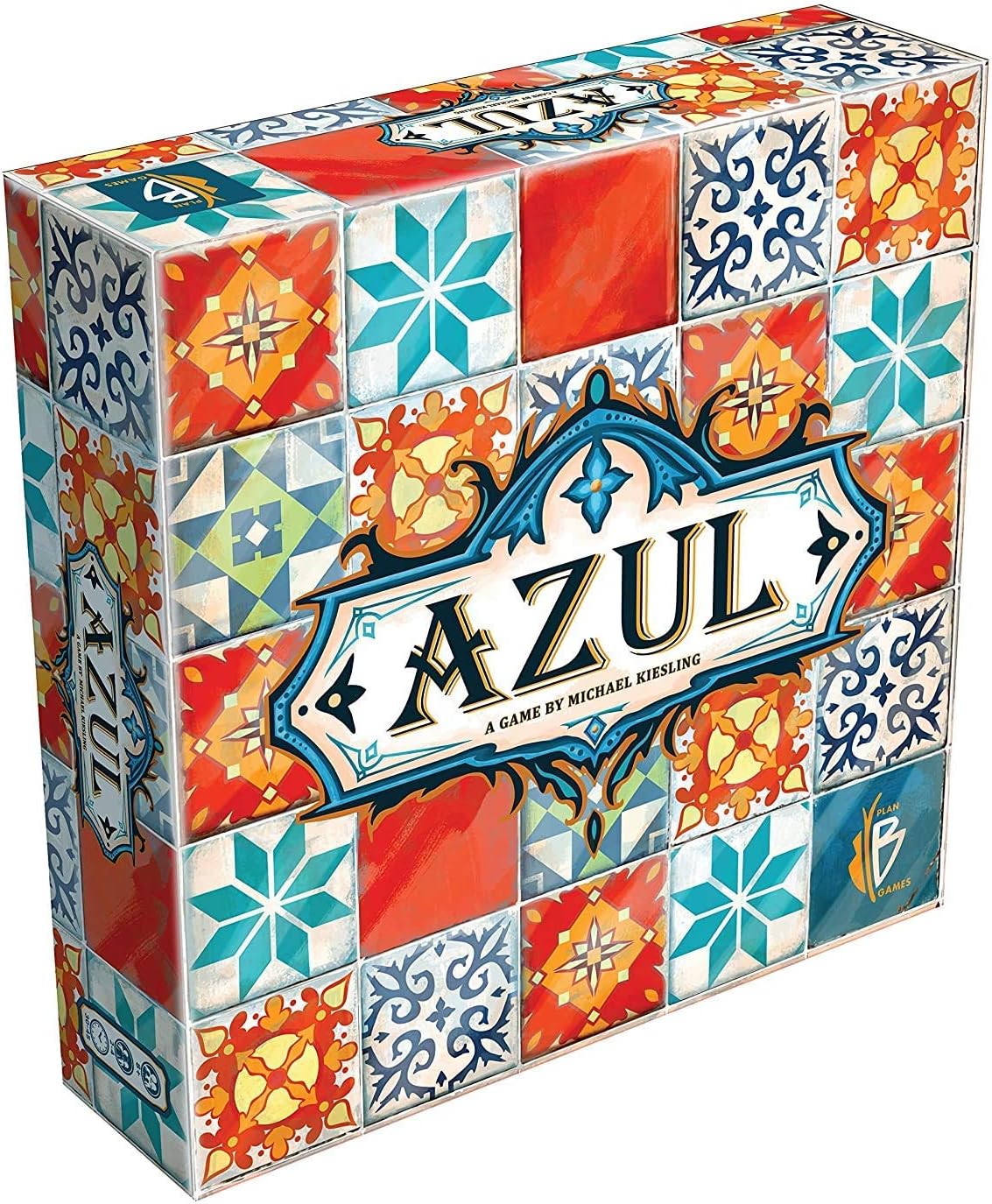 Azul Board Game - Strategic Tile-Placement Game for Family Fun, Great Game for Kids and Adults, Ages 8+, 2-4 Players, 30-45 Minute Playtime, Made by Plan B Games