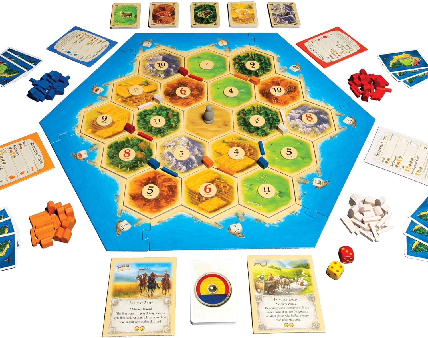 CATAN Board Game (Base Game) | Family Board Game | Board Game for Adults and Family | Adventure Board Game | Ages 10+ | for 3 to 4 Players | Average Playtime 60 Minutes | Made by Catan Studio