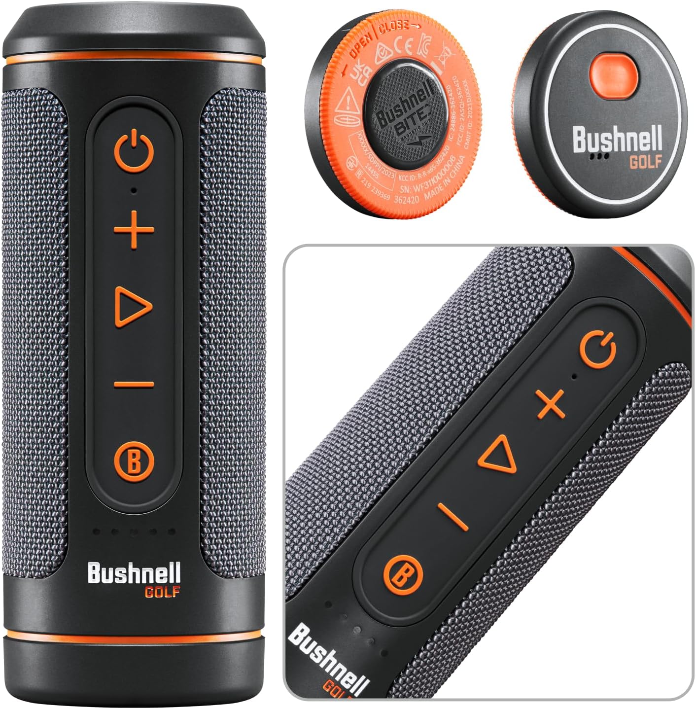 Bushnell Wingman 2 GPS Golf Speaker with Power Pack Bundle