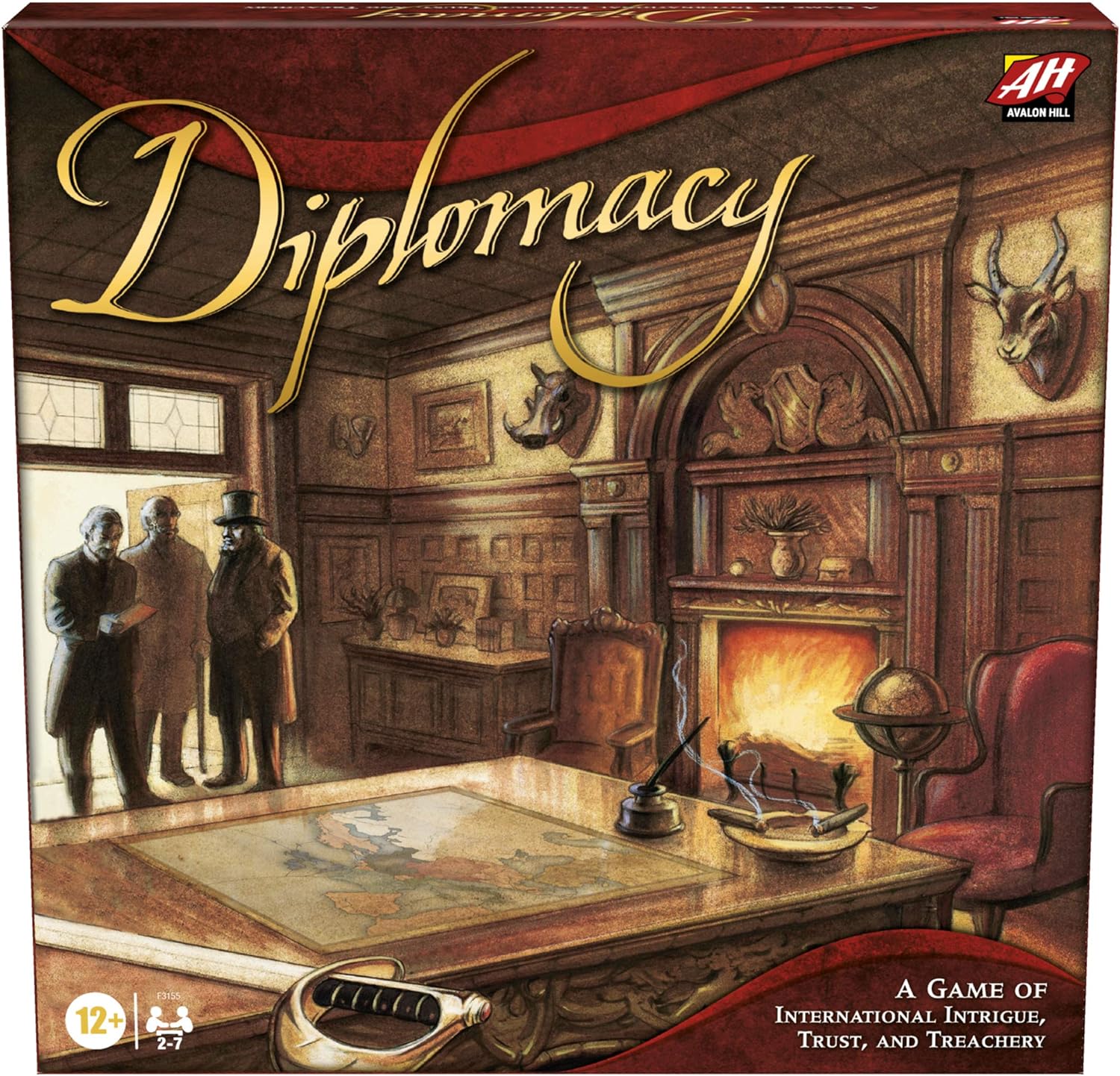 Hasbro Gaming Avalon Hill Diplomacy Cooperative Board Game, European Political Themed Strategy Game, Ages 12 and Up, 2-7 Players