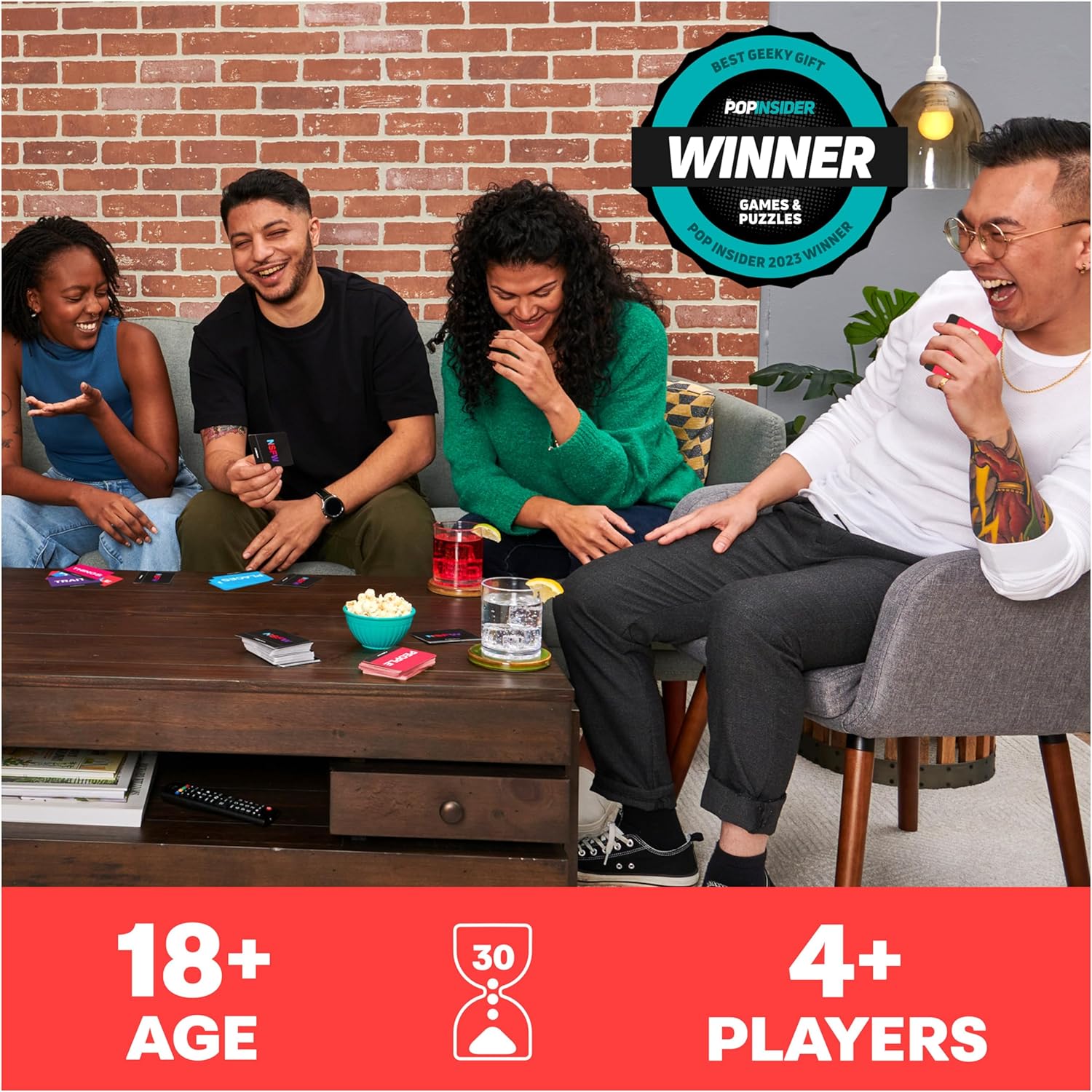 Spin Master Games Tell Me Without Telling Me - The Viral Trend, Now a Hilarious Party Game for Bachelorette Parties, College, Birthdays, for Adults Ages 18 and Up