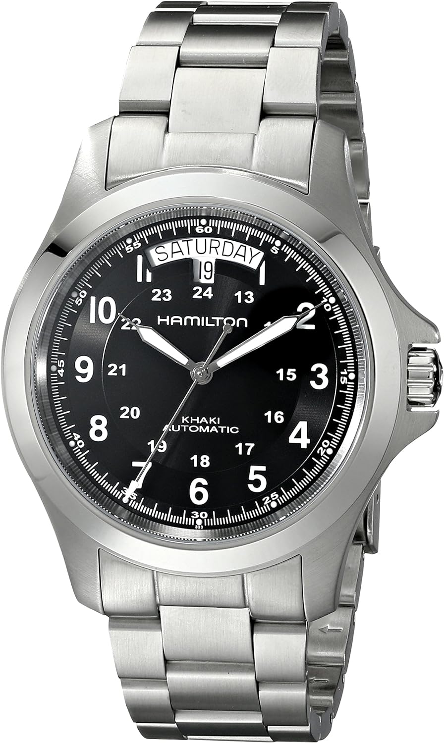 Hamilton Men's H64455133 Khaki King II Black Dial Watch