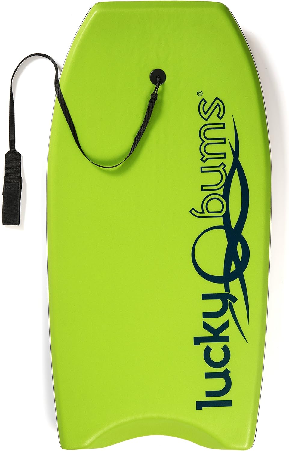 Lucky Bums Boogie Board for Kids and Adults - Body Boards for Beach, River, & Lake, Mini Wakeboard with EPS Core Slick Bottom and Leash