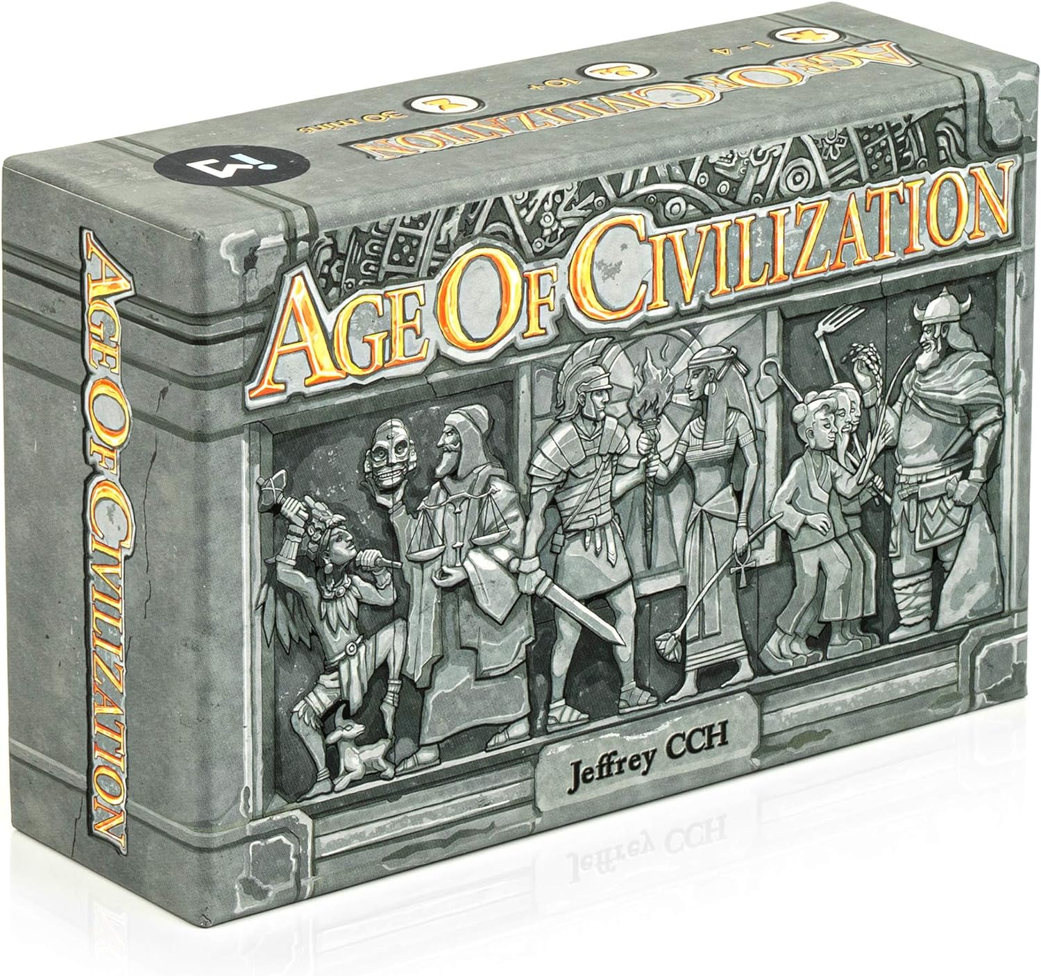 Age of Civilization Strategy Card Game, Board Games, Pocket, Travel and Family Friendly 1-4 Players Board Game Adventure and Brain Teaser