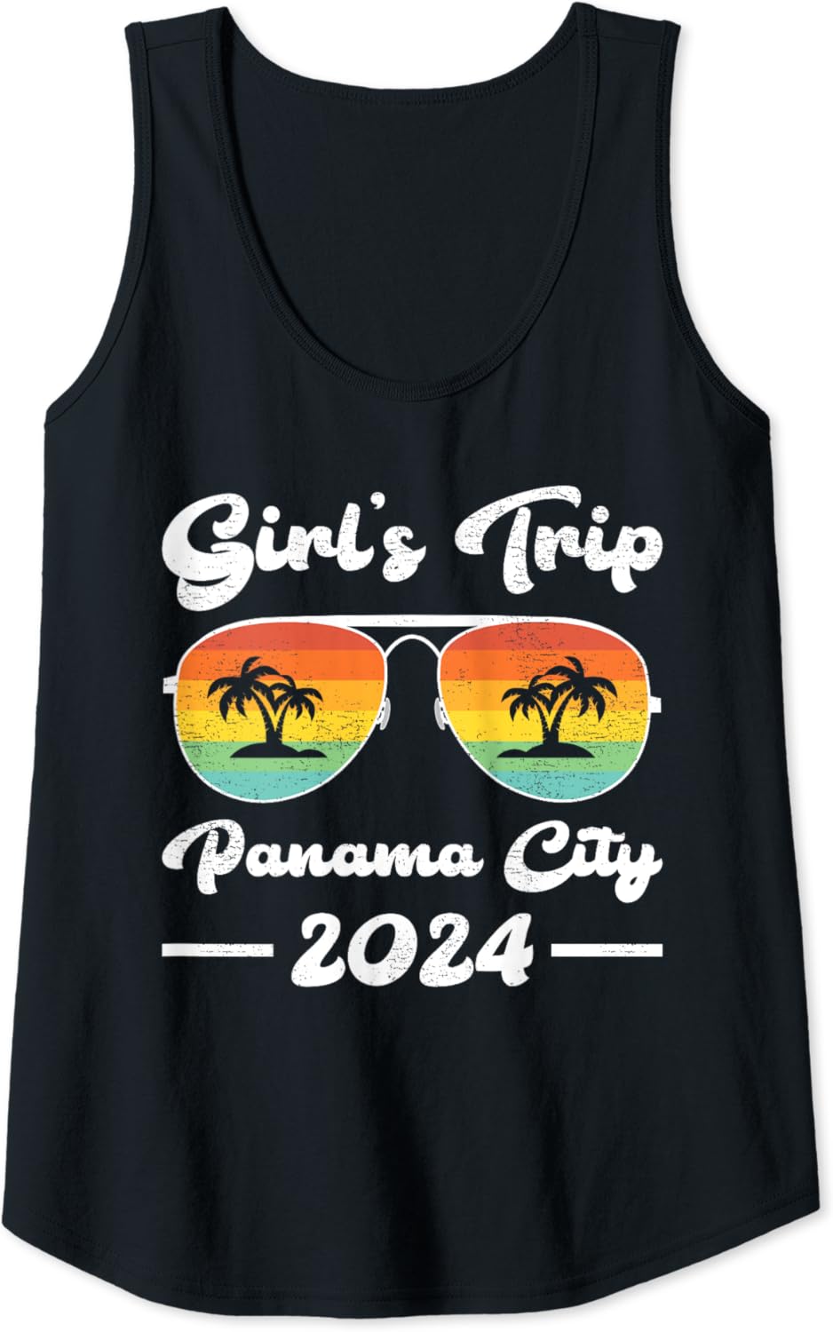 Girls Trip 2024 Summer Sunglass Florida Panama City Beach Tank Top