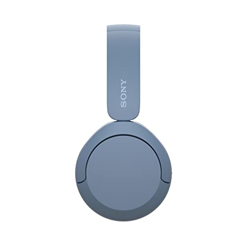 Sony WH-CH520 Wireless Headphones Bluetooth On-Ear Headset with Microphone, Blue