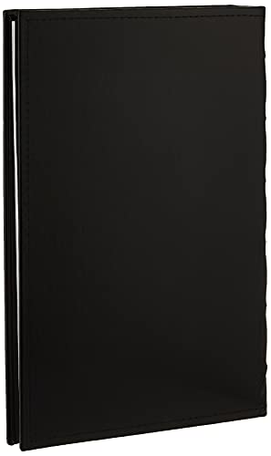 Pioneer Sewn Bonded Leather BookBound Bi-Directional Photo Album, Holds 300 4x6" Photos, 3 Per Page. Color: Black.