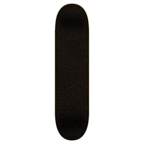 Yocaher Professional Complete 7.75" Skateboard w/7Ply Maple Deck, BlackWidow Premium Grip Tape, Aluminum Alloy Truck, ABEC-9 Bearing (Complete - 7.75 - Black)