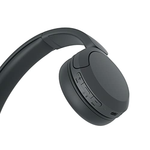 Sony Wireless Bluetooth Headphones - Up to 50 Hours Battery Life with Quick Charge Function, On-Ear Model - WH-CH520B.CE7 - Limited Edition - Matte Black