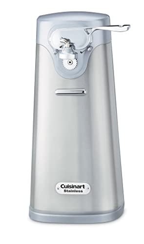 Cuisinart SCO-60 Deluxe Electric Can Opener, Quality-Engineered Motor System Allows you to Open Any Size Can, Stainless Steel