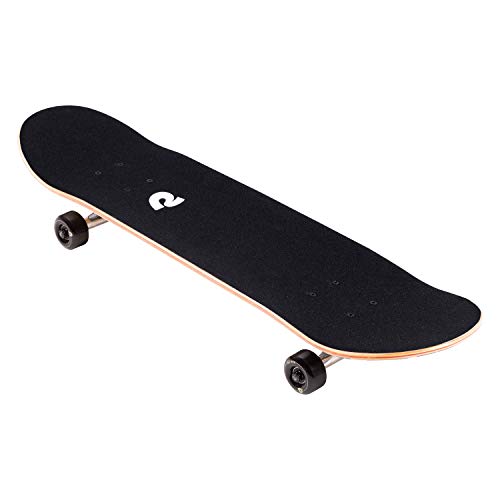 Retrospec Alameda Skateboard Complete | Canadian Maple Wood Deck w/ 5.5 Inch Aluminum Alloy Trucks for Commuting, Cruising, Carving & Downhill Riding | 31” x 7.5”, Black Checker