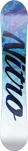 Nitro LECTRA BRD '23 Women's Snowboards All-Mountain Board, Directional, Flat-Out Rocker, All-Terrain