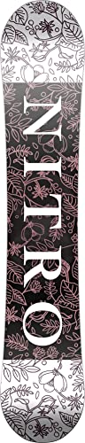 Nitro Snowboards Women's Mystique BRD '23, Allmountainboard, Directional Twin, Gullwing Rocker, All-Terrain