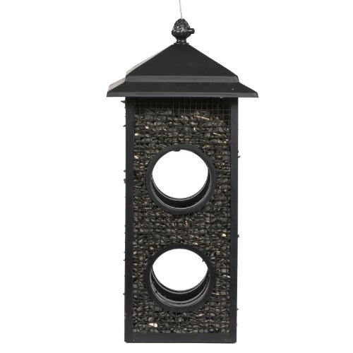 Perky-Pet B00303 Fly-Through Wild Bird Feeder, 1 Pack, Black