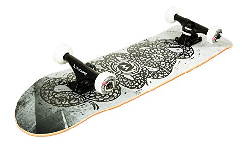 MINORITY 32inch Maple Skateboard|Trick Skateboard for Beginners, Intermediate and Pros (Snake)