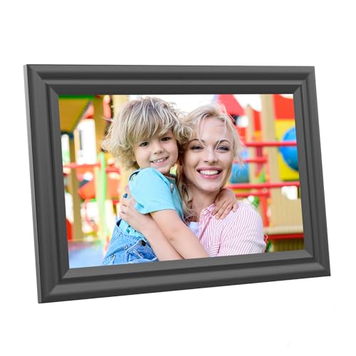 Forc Digital Picture Frame WiFi 10.1 Inch Digital Photo Frame, Electronic Picture Frame, 16GB Storage, Auto-Rotate, IPS Touch Screen, Easy Setup and Share Photos and Videos via Free App from Anywhere