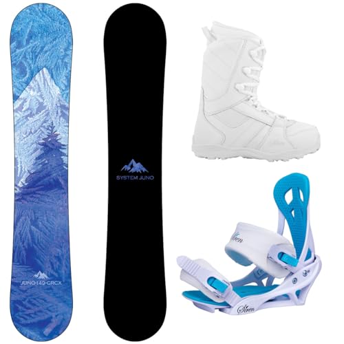 2020 System Juno and Mystic Complete Women's Snowboard Package (151 cm, Boot Size 9)