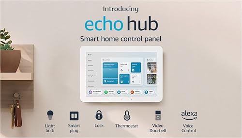 Introducing Amazon Echo Hub | 8” smart home control panel with Alexa | Compatible with thousands of devices