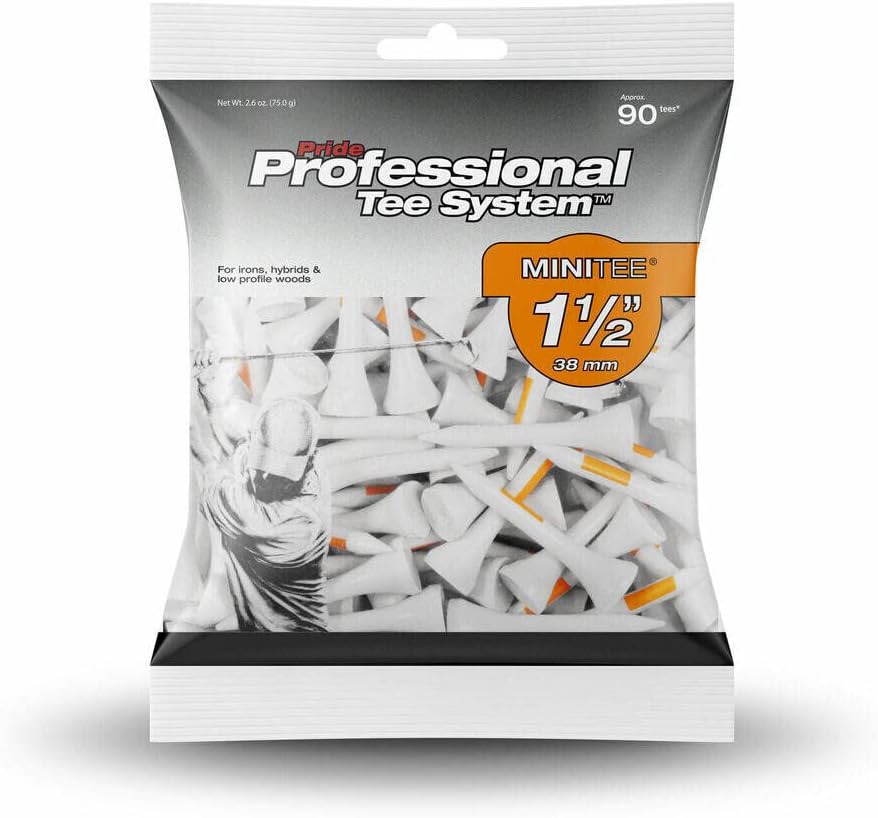 Pride Professional Tee System 75 Count, White