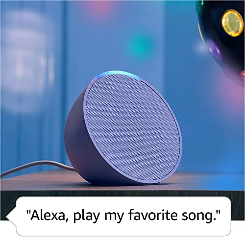 Amazon Echo Pop | Alexa fits in anywhere: bedroom, living room, bathroom, office, and small spaces | Midnight Teal