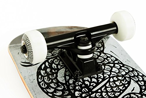 MINORITY 32inch Maple Skateboard|Trick Skateboard for Beginners, Intermediate and Pros (Snake)