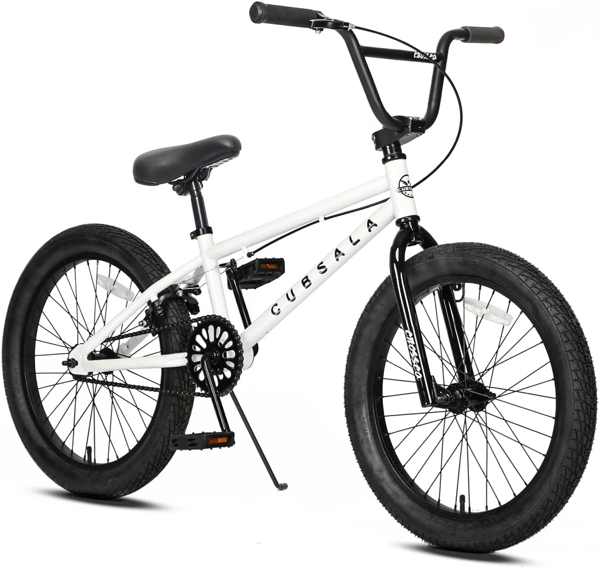 Crossea 18 20 Inch Freestyle BMX Bike for Over 5 Years Old Kids and Beginner-Level Rider, Multiple Colors