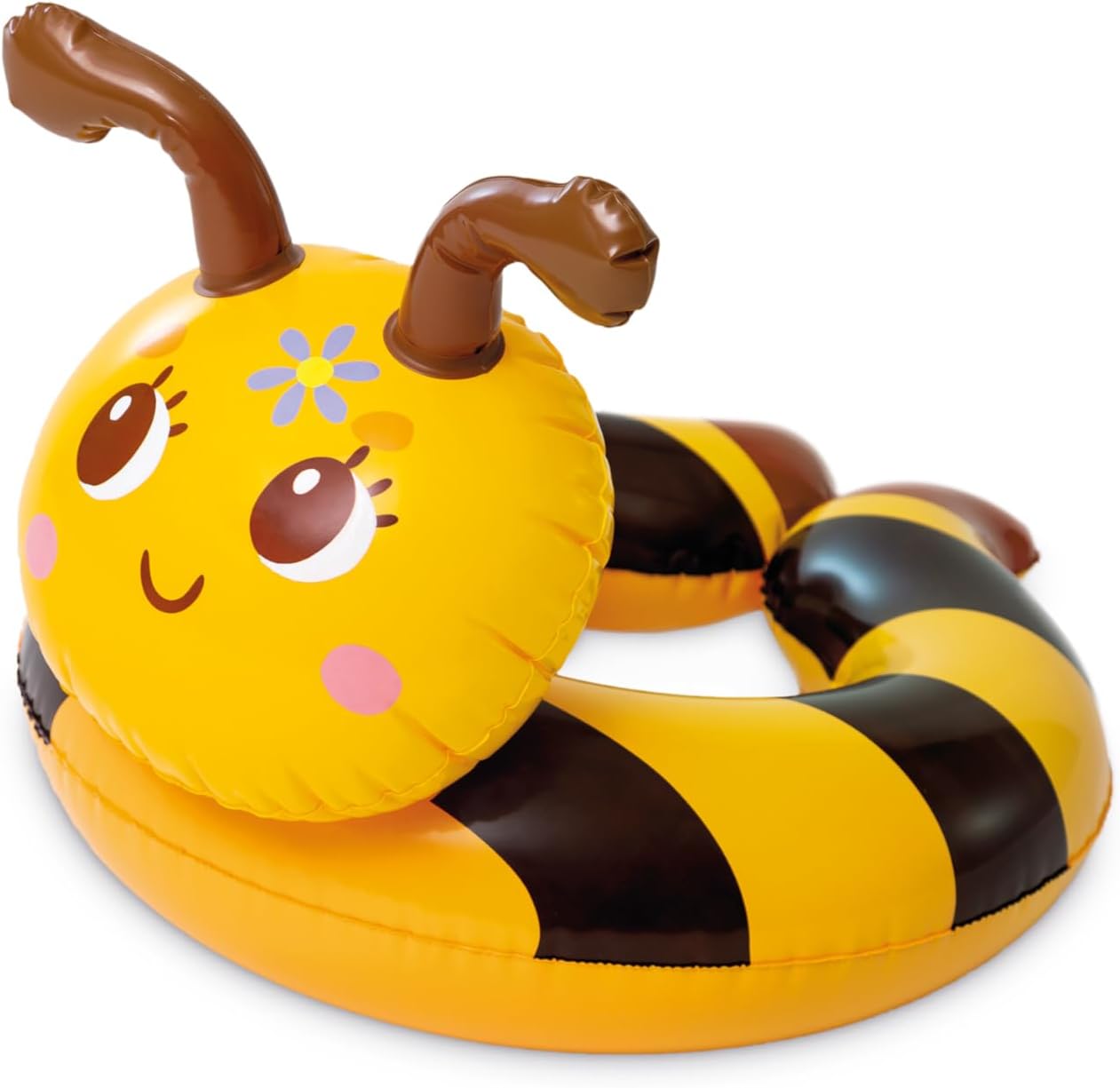 Intex, 43234-2327 3 Pack 59220EP - Animal Head Split Ring Pool Floats Bundle includes Frog, Duck, Penguin, Giraffe, Frog, Penguin