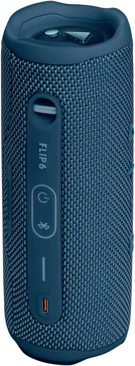 JBL Flip 6 - Portable Bluetooth Speaker, powerful sound and deep bass, IPX7 waterproof, 12 hours of playtime, JBL PartyBoost for multiple speaker pairing for home, outdoor and travel (Blue)