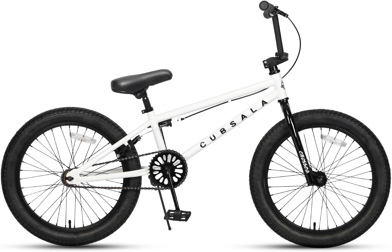 Crossea 18 20 Inch Freestyle BMX Bike for Over 5 Years Old Kids and Beginner-Level Rider, Multiple Colors