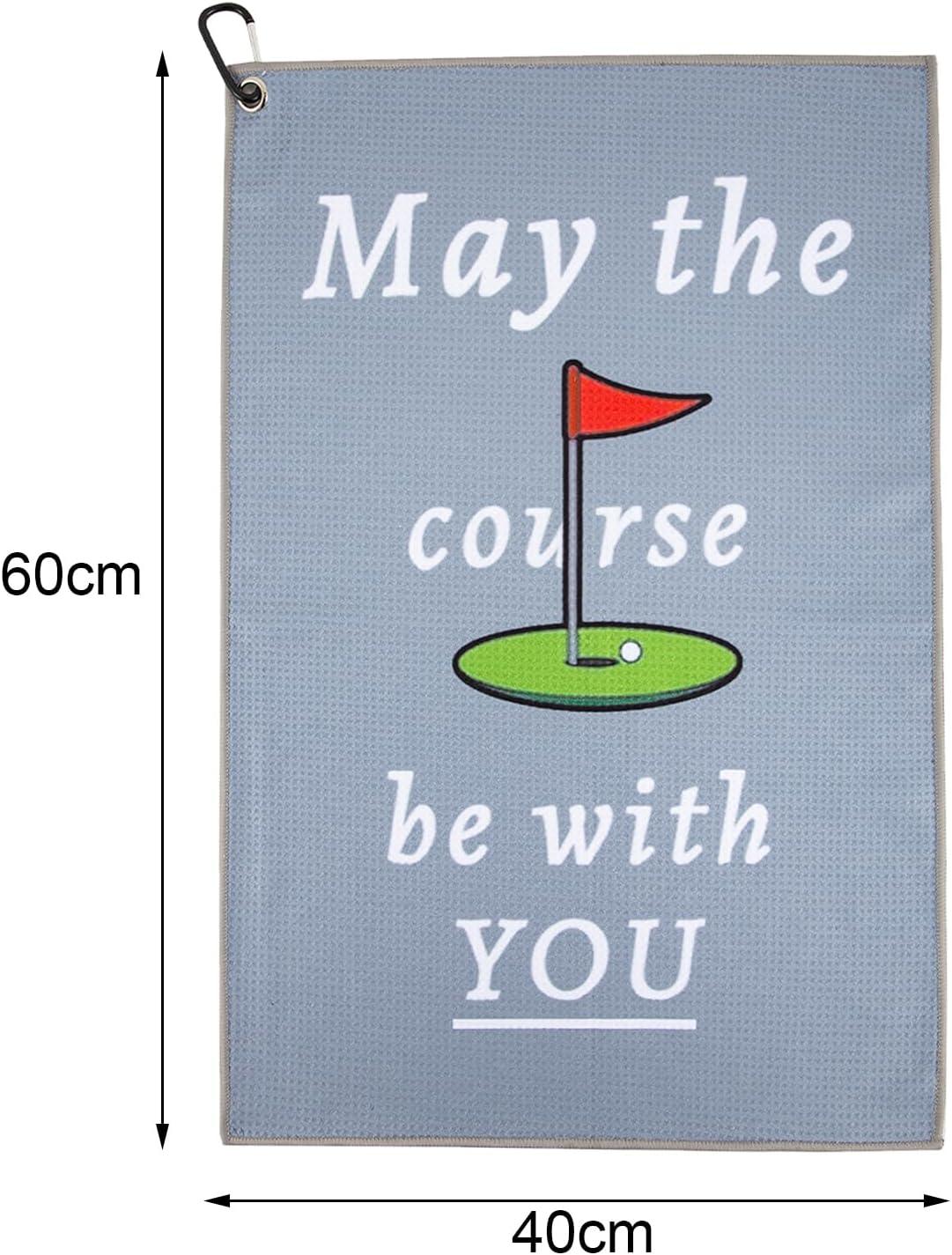 Golf Towel,Funny Golf Towel for Men Clean Golf Balls,Golf Towels for Golf Bags with Clip,Golf Gifts for Men Husband Boyfriend Dad,Fun Golf Accessories,Golf Cleaning Towel,Birthday Gifts for Golfers