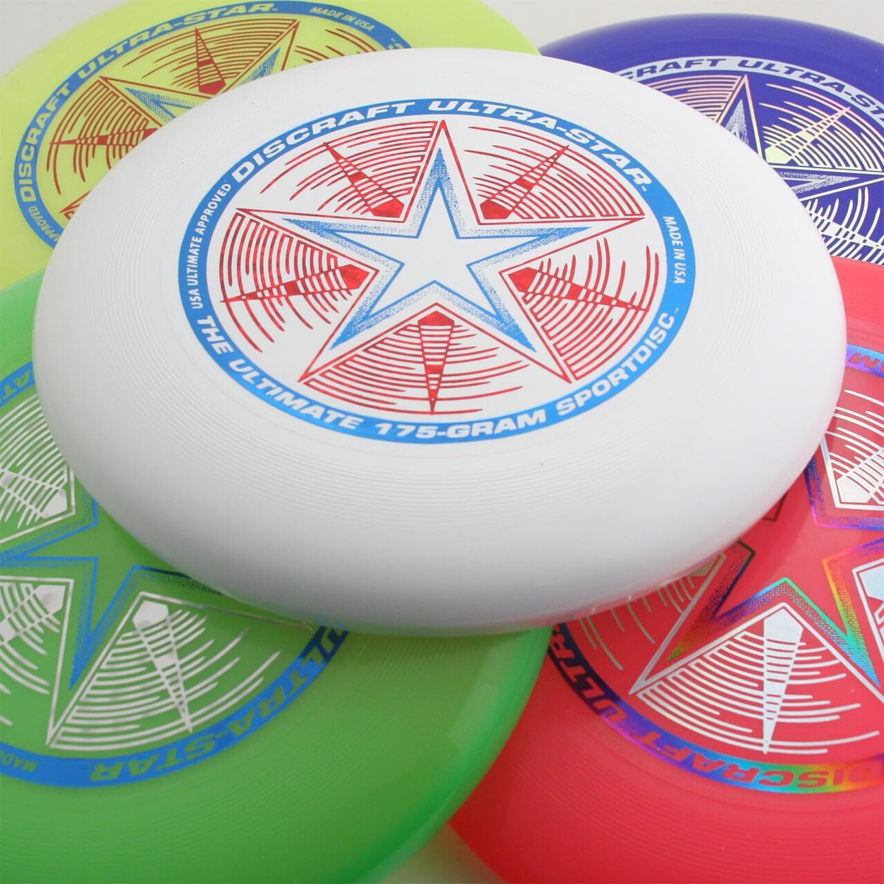 Discraft Ultrastar Ultimate Discs 1 & 2 Packs, Standard Size, for Competitive & Casual Play