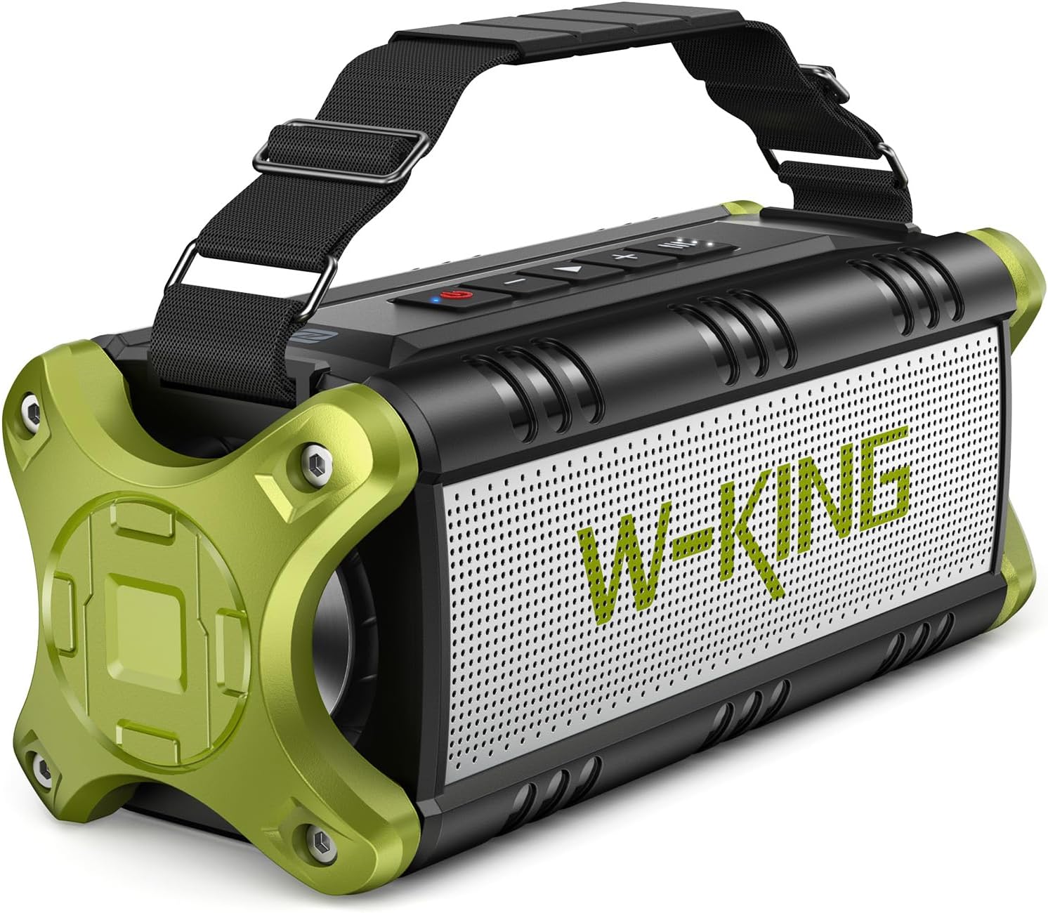 W-KING Bluetooth Speaker, 90W Peak 50W RMS Portable Speakers Bluetooth Wireless Loud, IPX6 Waterproof Outdoor Large Bluetooth Speaker Subwoofer/Bass Boost/DSP/40H Playtime/Stereo Pairing/Power Bank/TF