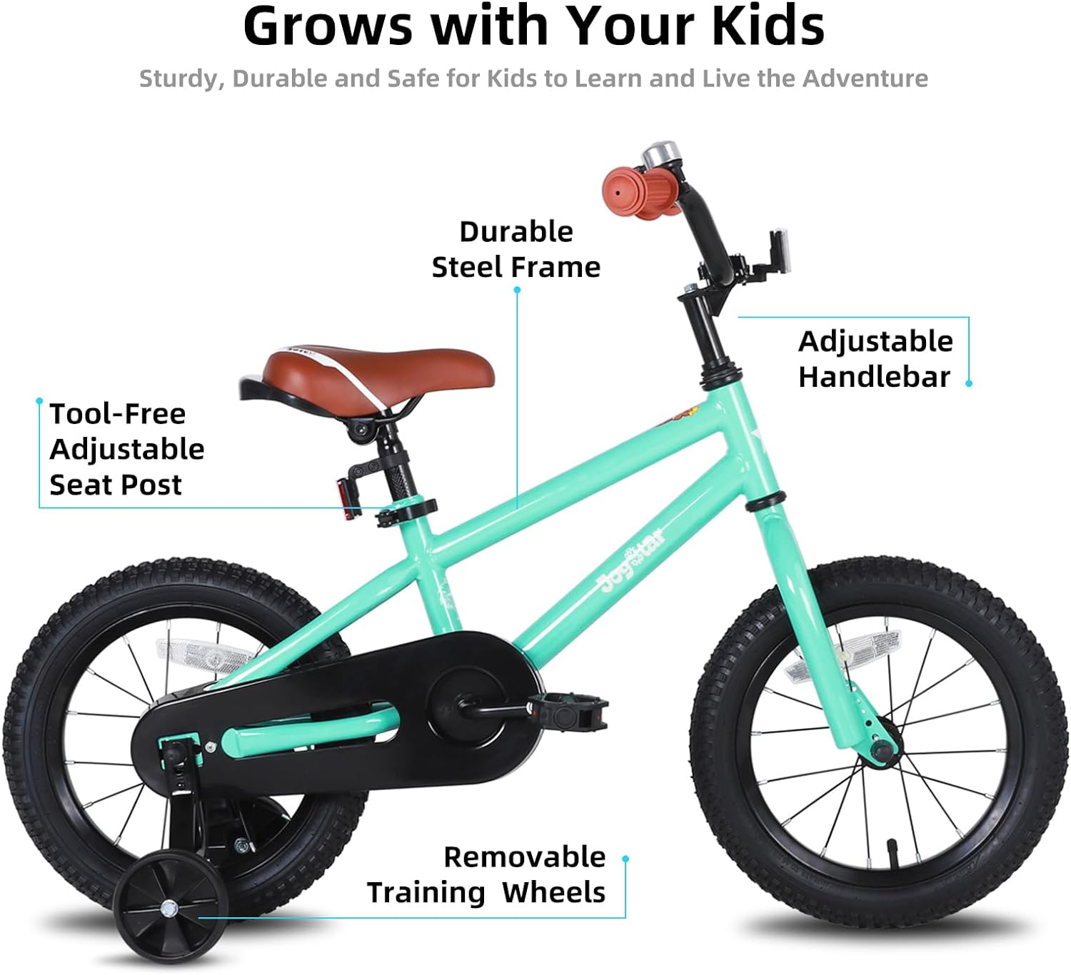 JOYSTAR Kids Bike for Ages 2-12 Years Old Boys Girls, 12-20 Inch BMX Style Kid's Bikes with Training Wheels, Children Bicycle for Kids and Toddler, Multiple Colors