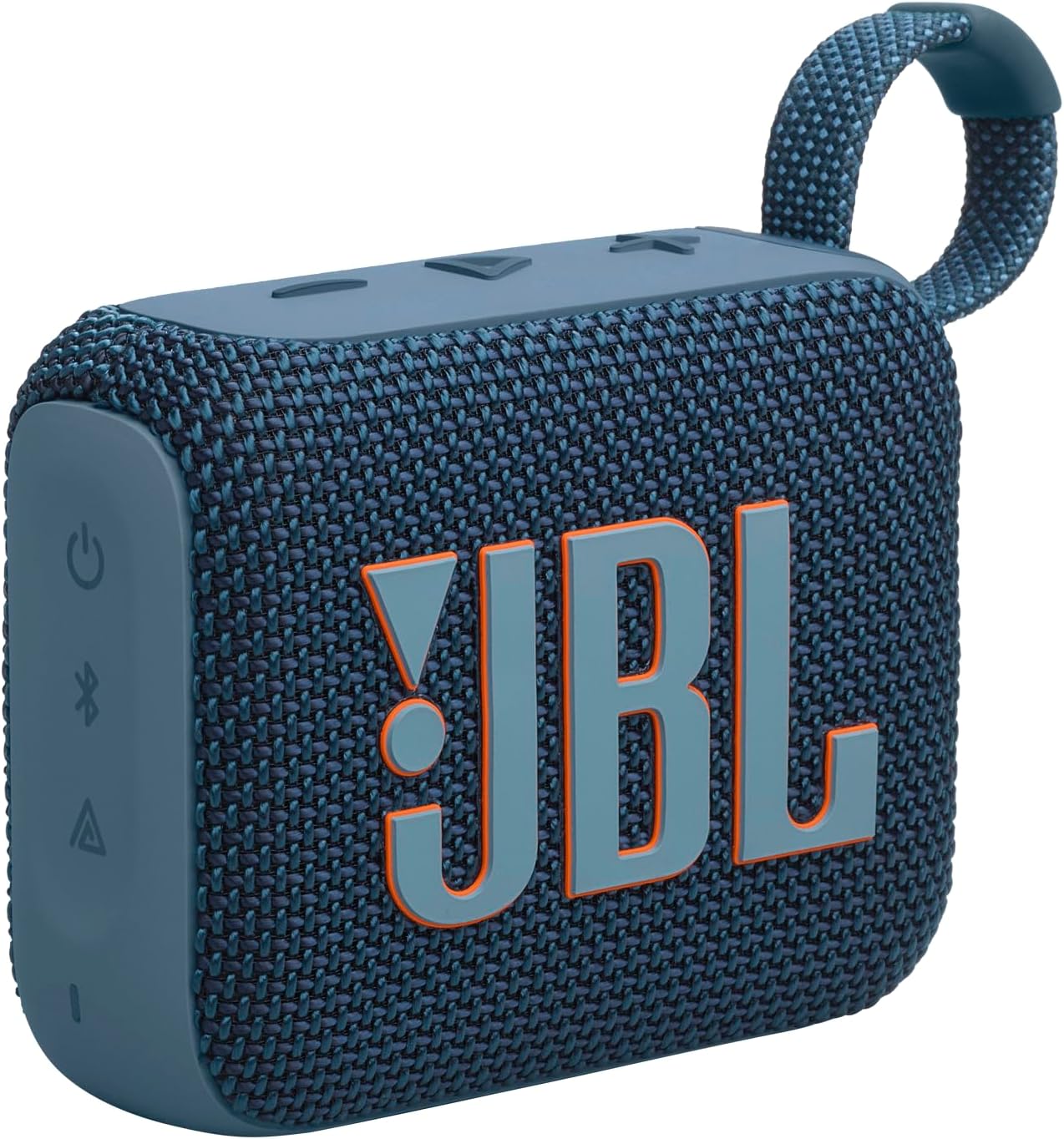 JBL Go 4 - Ultra-Portable, Waterproof and Dustproof Bluetooth Speaker, Big Pro Sound with punchy bass, 7-Hour Built-in Battery, Made in part with recycled materials (Blue)