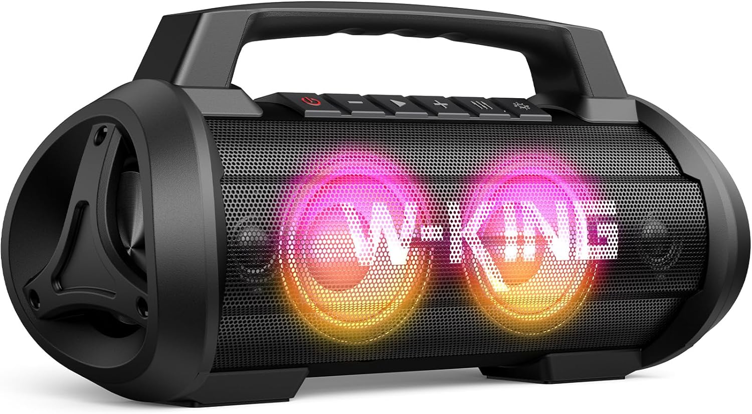 W-KING Portable Speaker, 120W Peak 70W RMS Bluetooth Speaker Wireless Loud IPX6 Waterproof Bluetooth Speakers with Subwoofer/Bass Boost/Hi-Fi Stereo/42H/Powerbank/MIC in, Party Large Outdoor Boombox