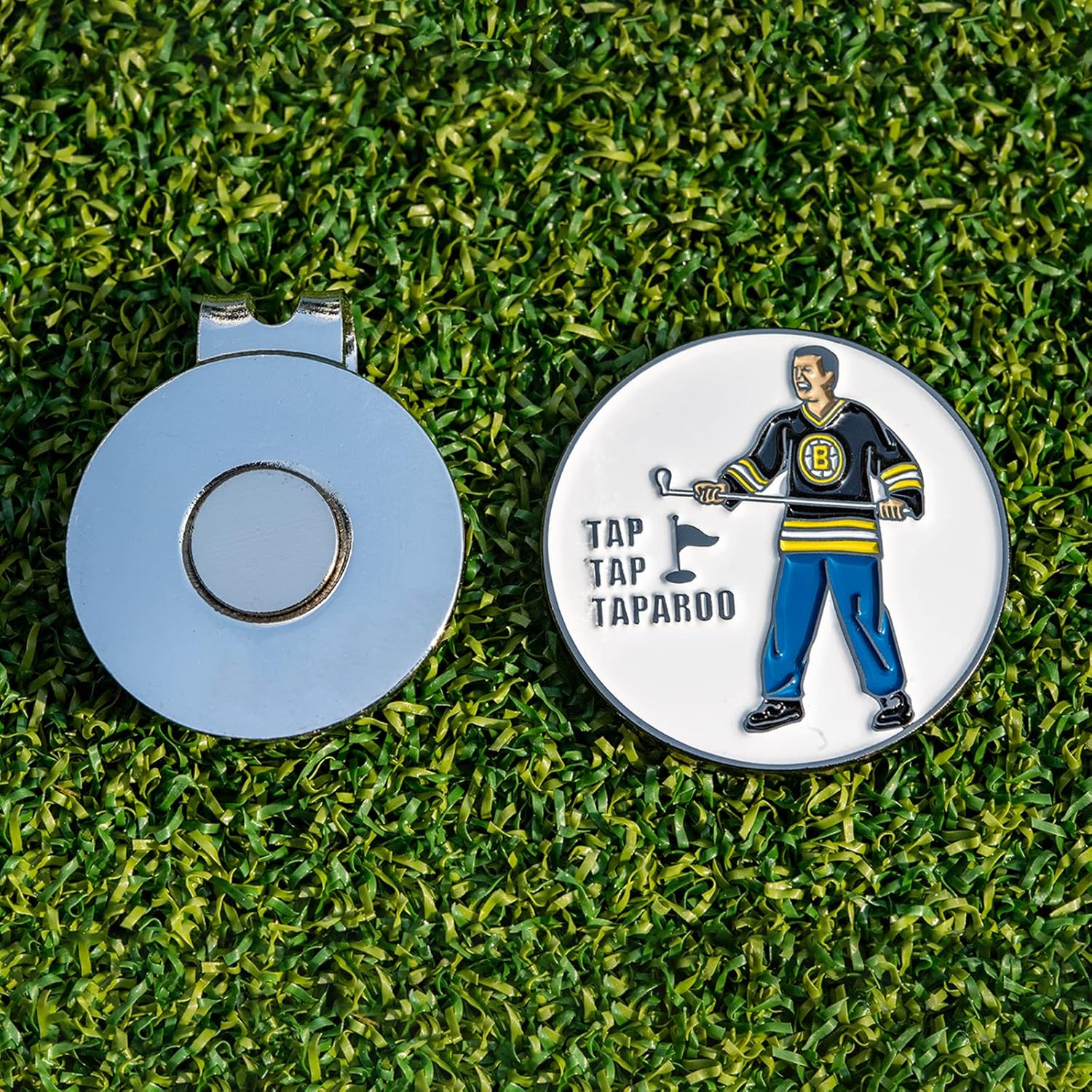 Golf Ball Marker with Magnetic Hat Clip Funny Great Golf Gifts Golf Accessories for Men Women Golfers Unique